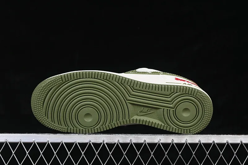 All categories Nk Air Force 1 Air Force series Nk Air Force 1 Low Air Force low-top Nike Air Force 1'07 Low joint beige woven label green hook Air Force 1 low-top casual sneakers QW5606-273
